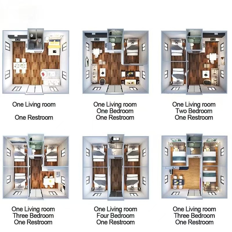 Expandable home floor plan and layout options